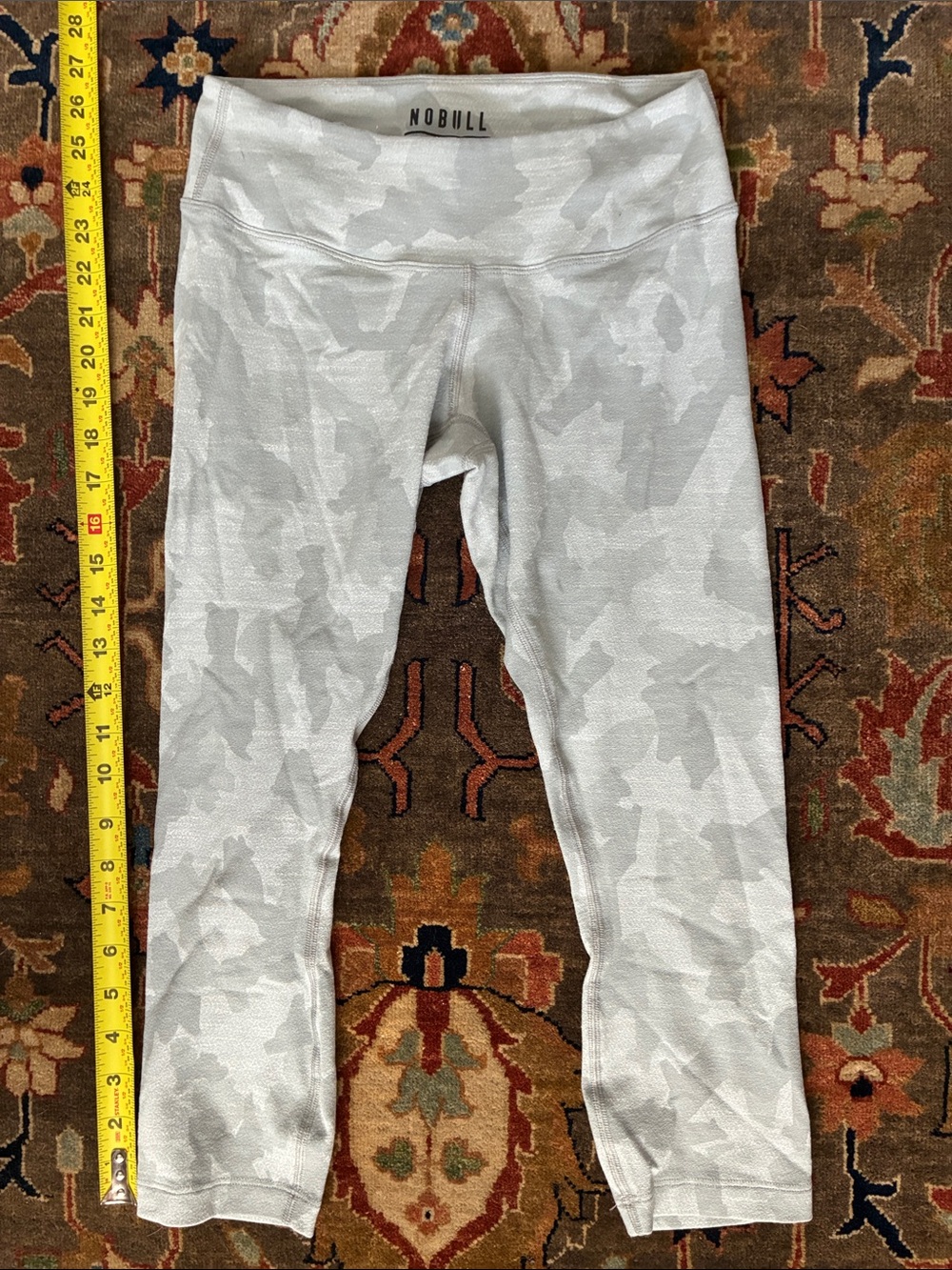NOBULL White & Light Gray Camo Leggings